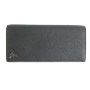 PRADA SAFFIANO 二つ折り長財布 レザー 2MV836 黒