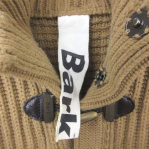 Bark ニット ダッフルコート フーデッド ワッフル ハイゲージ キャメル S アウター IBO18
