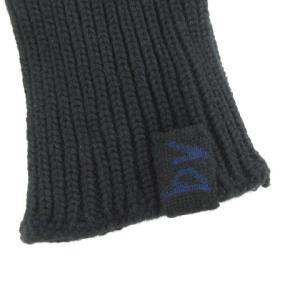 BOTTEGA VENETA 手袋 グローブ リブ ニット ウール100％ ブラック