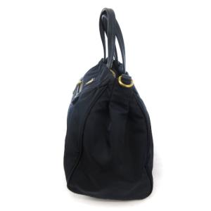 PRADA B1843M  テスート サフィアーノ ショルダーバッグ 2WAY ナイロン ネイビー