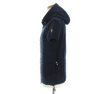 MONCLER パーカー ダウン切替 S 紺