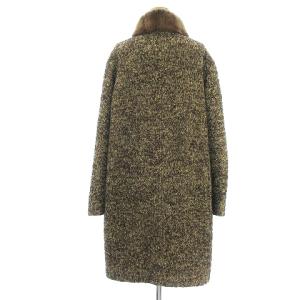 FENDI ヴィンテージ コート ファー 46 ブラウン