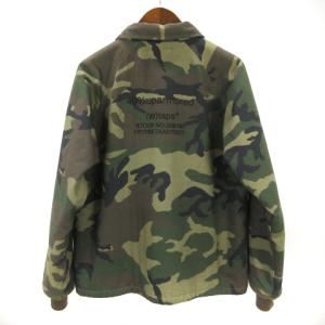 WTAPS WINDBREAKER ミリタリージャケット ウッドランドカモ コットン 162LTDT-JKM04
