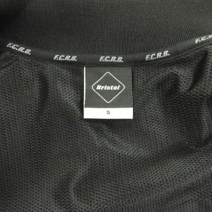 F.C.Real Bristol 20AW PDK JACKET トラックジャケット ジャージ ストレッチ ジップアップ 切替 ロゴ プリント ブラック