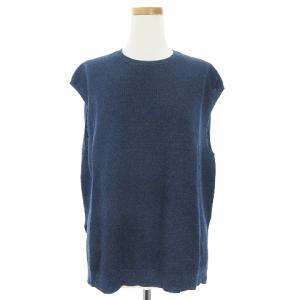 GALERIE VIE 20SS 19SS ノースリーブ プルオーバー ニット ベスト 2点セット 鹿の子 ブラック ブルー