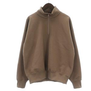 BAGGY POLYESTER SWEAT HALF ZIP プルオーバー 裏起毛 A9AP02PU