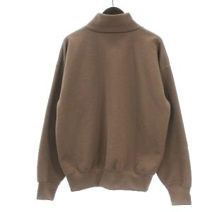 AURALEE BAGGY POLYESTER SWEAT HALF ZIP プルオーバー 裏起毛 A9AP02PU
