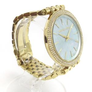 MICHAEL KORS 腕時計 アナログ クオーツ ストーン MK-3498 文字盤 青 ブルー ウォッチ