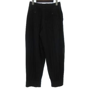 ISSEY MIYAKE MEN プリーツパンツ ME23JF154 2 黒