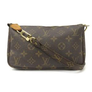 M51980 モノグラム アクセソワール ショルダーバッグ 茶