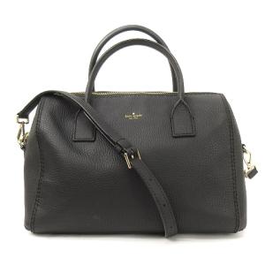 PXRU8002 ショルダーバッグ 2WAY ロゴ レザー ブラック