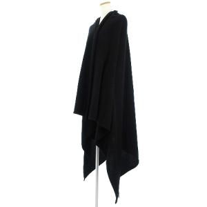 ストール 大判 無地 カシミヤ100% ブラック