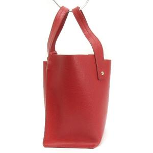 FURLA ハンドバッグ レザー チャーム付き ロゴ G6516 レッド カバン