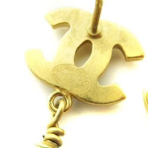 CHANEL 03A ココマーク ピアス フェイクパール ゴールドカラー