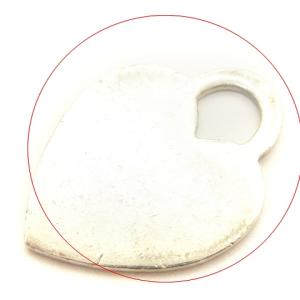 TIFFANY&Co. リターントゥ トップのみ ペンダントトップ チャーム ハートタグ 925 シルバー 総重量4.2g アクセサリー IBO24