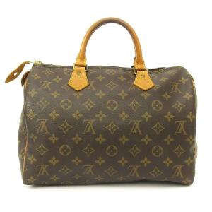 LOUIS VUITTON モノグラム スピーディ 30 ボストンバッグ ハンド 旧型 M41526 茶 