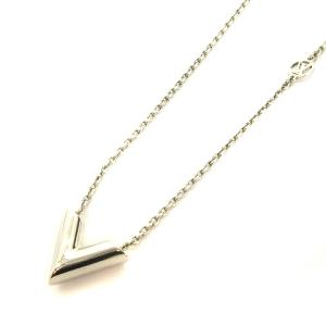 LOUIS VUITTON M63197 エセンシャルV ネックレス シルバーカラー