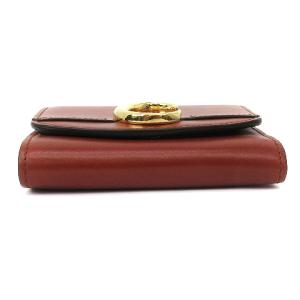 Chloe C SMALL TRIFOLD 財布 三つ折り ロゴ レザー ブラウン