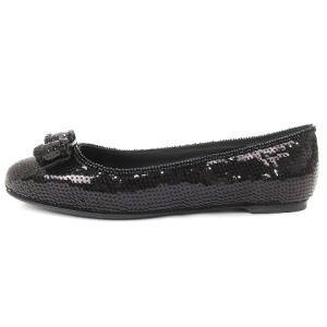 Salvatore Ferragamo ヴァラ パンプス バレエ 黒 7