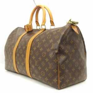 LOUIS VUITTON M41428 モノグラム キーポル45 ボストンバッグ 茶
