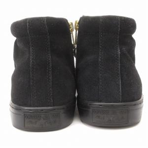 CONVERSE 美品 ALL STAR COUPE SUEDE Z MID ミッドカット スニーカー スエード 31301741 黒 ブラック