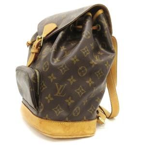 LOUIS VUITTON M51136 モノグラム モンスリMM リュック 茶
