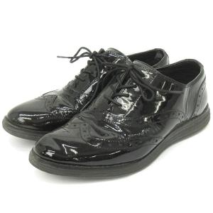 ゼロ グランド ドレスシューズ ウイングチップ エナメル レザー W13116 ブラック 7B