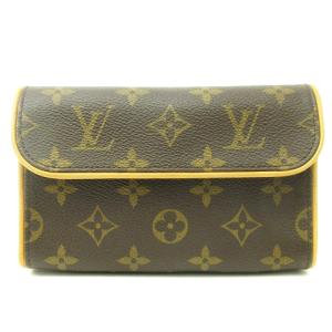 M51855 モノグラム ポシェット フロランティーヌ ウエストポーチ 茶