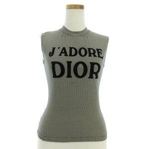 12AW J'adore Dior ノースリーブ カットソー クルーネック 総柄 2A12155301