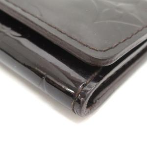 LOUIS VUITTON モノグラム ヴェルニ ミュルティクレ4 4連 キーケース M93517 アマラント パープル系