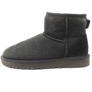 UGG australia Classic Mini ムートンブーツ ショート スエード 1016222 ブラック 23