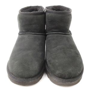 UGG australia Classic Mini ムートンブーツ ショート スエード 1016222 ブラック 23
