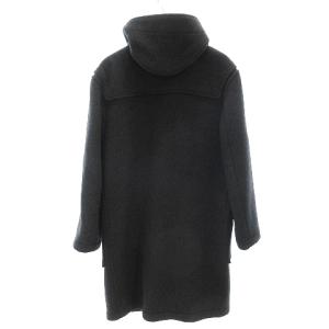 GLOVERALL ダッフルコート ひざ丈 ウール 裏地 チェック トグルボタン ダークグレー 40