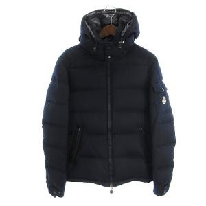 MONCLER MONTGENEVRE ダウンジャケット フード付き 1 紺