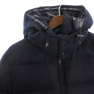 MONCLER MONTGENEVRE ダウンジャケット フード付き 1 紺