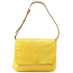 M91071 モノグラム ヴェルニ トンプソン ストリート ワンショルダーバック レザー イエロー