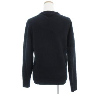 HYKE トレーナー スウェット 裏毛 長袖 無地 コットン ネイビー