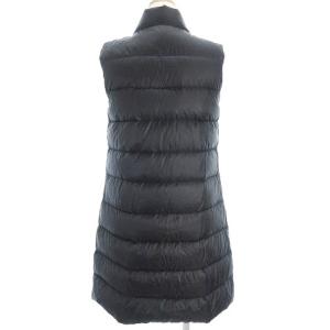 Ermanno Scervino ダウンベスト ロング ジップ ブラック 38 アウター