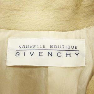 GIVENCHY ヴィンテージ ステンカラーコート ロング アンゴラ ベージュ 8 TH