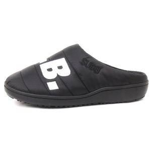 F.C.Real Bristol タグ付き SUBU ウインターサンダル コラボ ロゴ 刺繍 FCRB-202109 ブラック