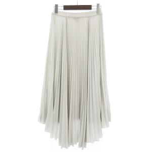 Theory 17SS SOFT CREPE PLEAT DOROTHEA プリーツスカート 7107354 ライトグレー P