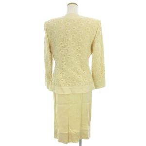 GIVENCHY ヴィンテージ セットアップ スーツ テーラードジャケット シングル タイトスカート レース アイボリー