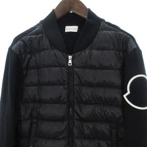 MONCLER E10918424000 V8006 19AW MAGLIA CARDIGAN ダウンジャケット L 黒