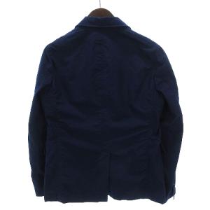 KAPTAIN SUNSHINE テーラードジャケット ブレザー シングル コットン センターベント フロントボタン KS4SJK04 紺 ネイビー 36