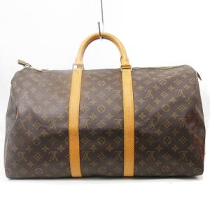 LOUIS VUITTON M41416 モノグラム キーポル バンドリエール50 ボストンバッグ 茶