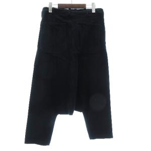 COMME des GARCONS サルエルパンツ ワイド ルーズシルエット ゆったり 無地 RP-P006 ブラック