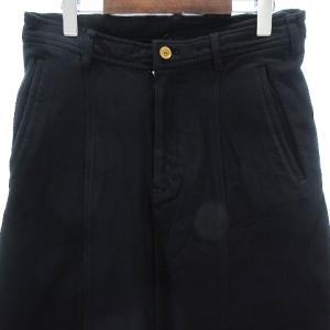 COMME des GARCONS サルエルパンツ ワイド ルーズシルエット ゆったり 無地 RP-P006 ブラック