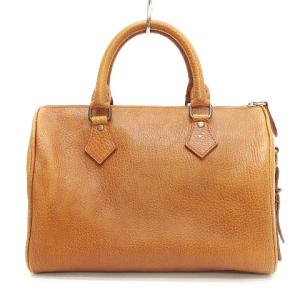 RALPH LAUREN ボストンバッグ ミニ レザー ブラウン