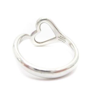 TIFFANY&Co. エルサペレッティ オープンハート リング 指輪 925 シルバー 総重量2.2g 6.5号