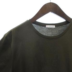MONCLER 19SS MAGLIA トリコロール Tシャツ カットソー 半袖 コットン ロゴ ワッペン D10918001300 83058